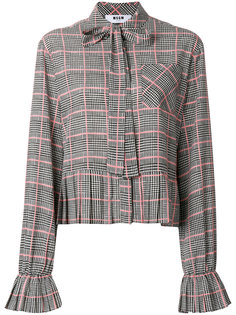 блузка с оборками MSGM