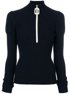 ribbed zip sweater Aviù