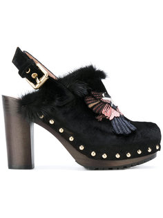 ankle length sandals Alberta Ferretti