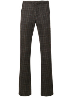 прямые брюки в клетку Maison Martin Margiela Vintage