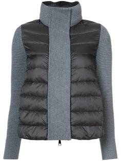 padded body knitted jacket Moncler