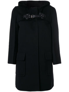 concealed fastening coat Fendi