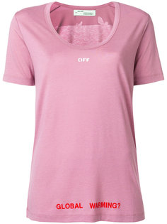 cherry flower T-shirt Off-White