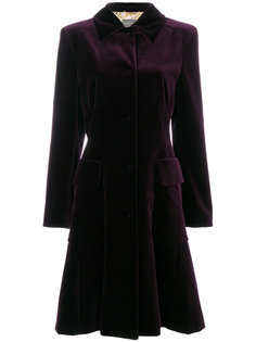 velvet texture coat Alberta Ferretti