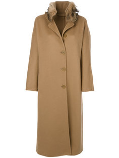 single breasted long coat Ermanno Scervino