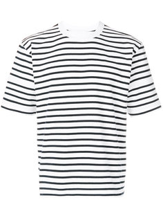 short sleeve striped T-shirt Sacai