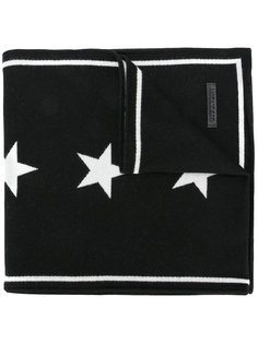 трикотажный шарф со звездами Givenchy