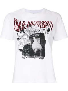 футболка с принтом Fear nothing McQ Alexander McQueen