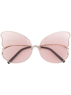 солнцезащитные очки с дизайном крыльев бабочек Matthew Williamson