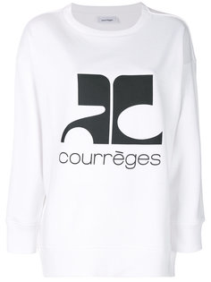 толстовка с логотипом  Courrèges