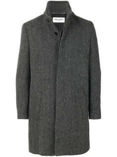пальто с воротником-стойкой Saint Laurent