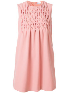 платье со стеганым нагрудником Red Valentino