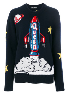 джемпер с рисунком Dolce &amp; Gabbana