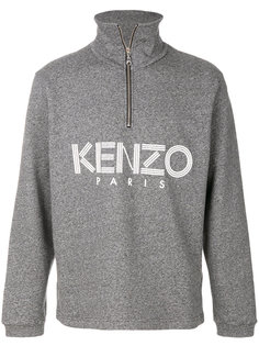 свитер на молнии с логотипом Kenzo