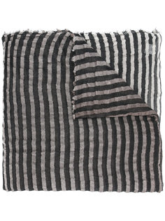 striped knitted scarf Faliero Sarti