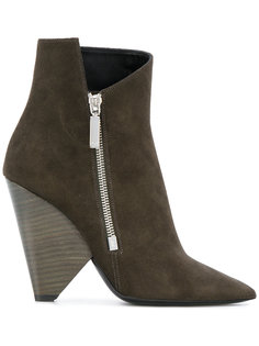 Niki 85 asymmetric boots Saint Laurent