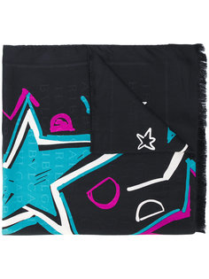 frayed edges scarf Bulgari