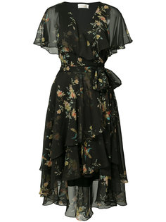 asymmetric wrap dress Zimmermann