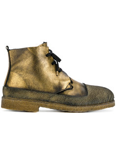 metallic lace-up boots Rocco P.