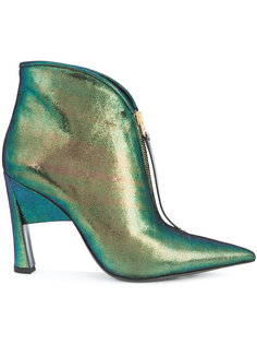 two tone sculptural booties Marni