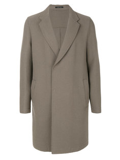 пальто с необработанными краями Emporio Armani