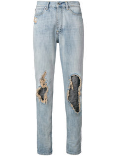 джинсы с рваными деталями Iro