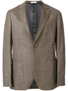 houndstooth pattern blazer Boglioli