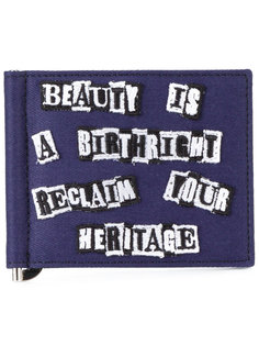 Valentino Garavani Jamie Reid slogan money clip wallet Valentino