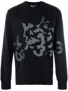 logo print sweatshirt  Y-3