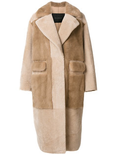 two-tone coat Blancha