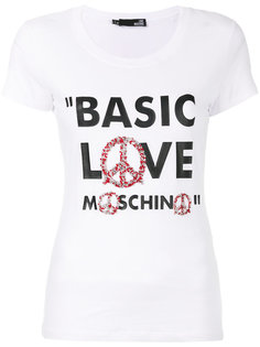 футболка с принтом  Love Moschino