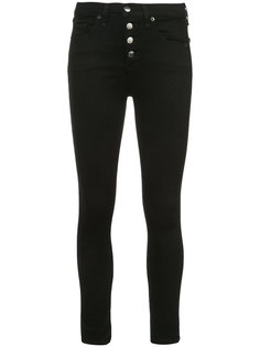 high-rise skinny jeans  Veronica Beard