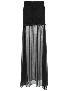 sheer maxi skirt Giuliana Romanno