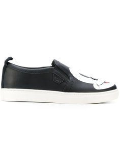 Mickey print slip-on sneakers Moa Master Of Arts