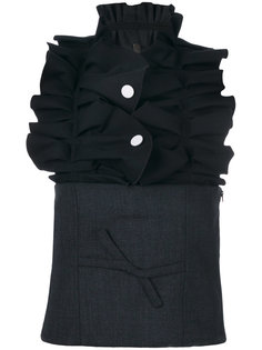 ruffle halterneck blouse Jacquemus