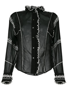 ruffled trim shirt Isabel Marant Étoile