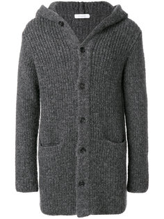hooded ribbed cardigan  Cruciani