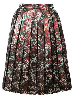 pleated jacquard skirt MSGM
