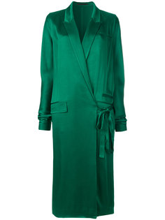 pocket detail wrap dress Haider Ackermann