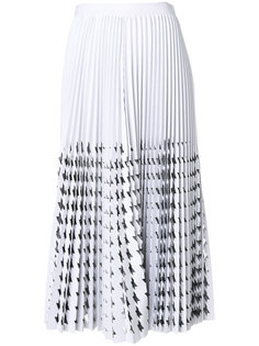 cut-out houndstooth skirt  MSGM