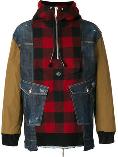 lumberjack shirt panel jacket Dsquared2