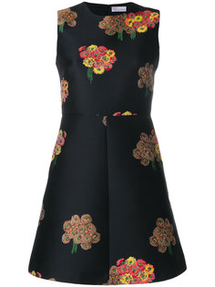 жаккардовое платье с цветочным принтом Red Valentino