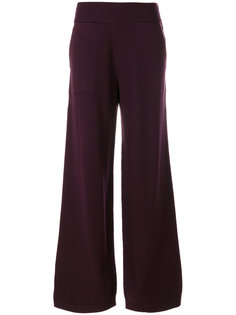 wide leg knitted trousers Barrie
