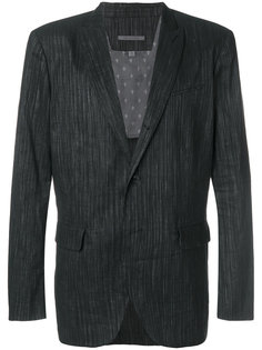 woven button blazer John Varvatos