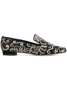 floral sequin loafers Stuart Weitzman