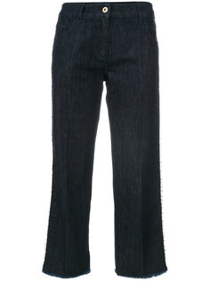 frayed hem cropped jeans Blumarine
