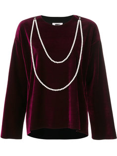 draped pearl chain top Mm6 Maison Margiela