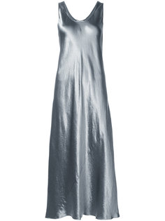 satin sleeveless dress Vince