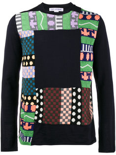 Patchwork knitted sweatshirt Comme Des Garçons Homme Plus