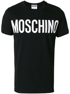 классическая футболка с логотипом  Moschino